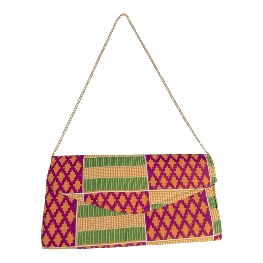 KENTE AFRICAN
ANKARA PRINT
CLUTCH/EVENING BAG